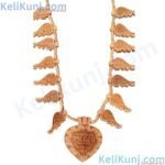 Kadam Wood And Tulsi Mala Mix 14 patta 24 inch Neck Mala Haar With Radha Name Locket