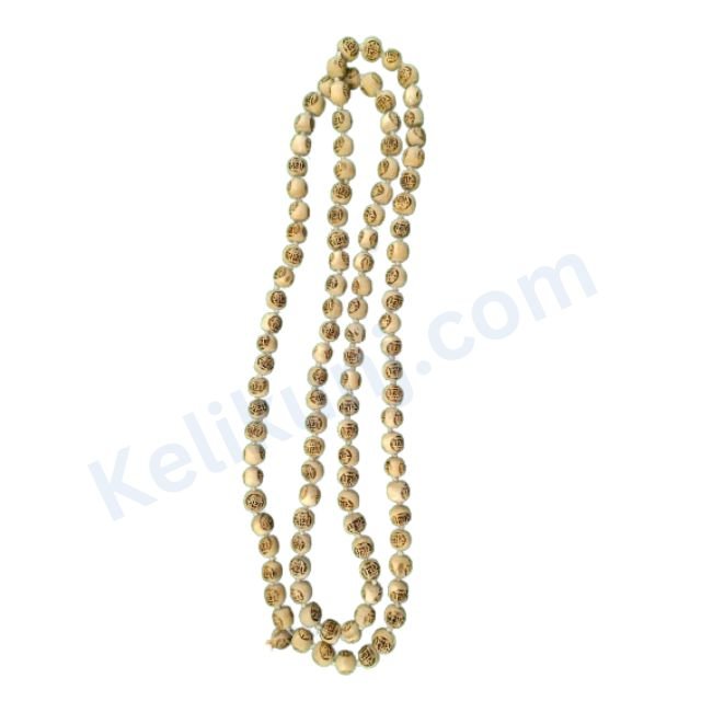 Radha Naam Tulsi Japa Mala 108 + 1 Beads 100% Original Tulsi Radha Naam Jaap Mala