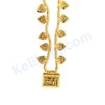 Shri Radha Name Haar With Bhaktmal(Vrindavan raj + Yamuna Jal + Complete Bhaktmal) Tulsi Locket Mala With 10 Patte Radha Naam 27 inch
