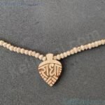 Single Round Tulsi Mala With Radha Naam Locket One Round Tulsi Kanthi Mala 100% Orinigal And Natural