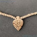 Single Round Tulsi Mala With Radha Naam Locket One Round Tulsi Kanthi Mala 100% Orinigal And Natural