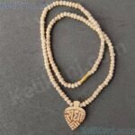 Single Round Tulsi Mala With Radha Naam Locket One Round Tulsi Kanthi Mala 100% Orinigal And Natural