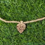 Single Round Tulsi Mala With Radha Naam Locket One Round Tulsi Kanthi Mala 100% Orinigal And Natural