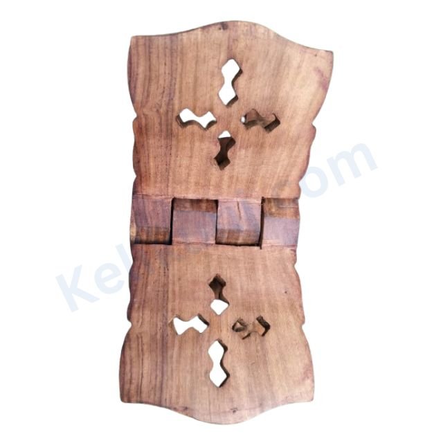 Wooden Rehal Book Stand 15 inch Handcrafted Holy Wooden Book Stand for Vaani, Gita, Bible and Quran﻿