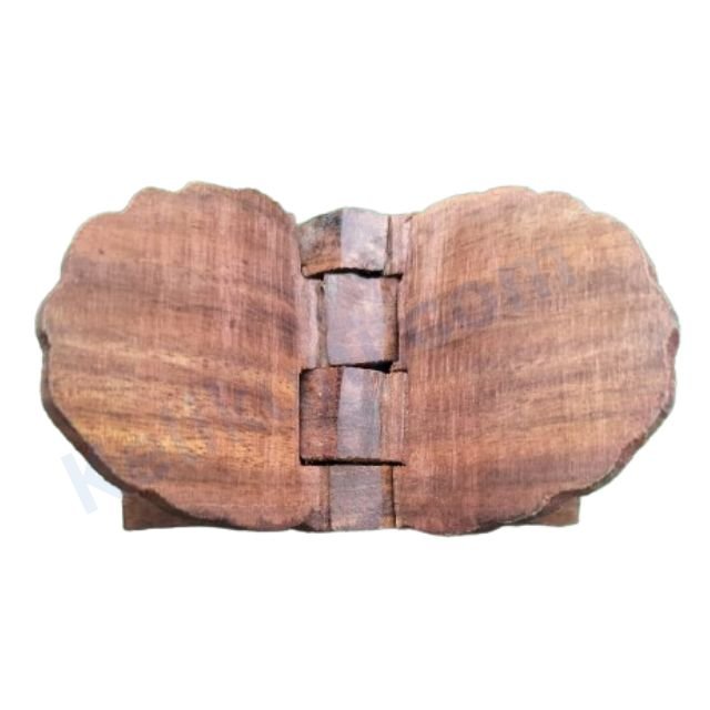 Wooden Rehal Book Stand (Dark Brown-Small)