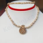 Shri Radha Naam Tulsi Haar With Kadam Wood Radha Naam Locket