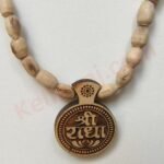 Shri Radha Naam Tulsi Haar With Kadam Wood Radha Naam Locket