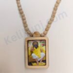 Tulsi Mala With Pendant (Locket) Premanand Ji Maharaj Image small Size