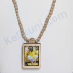 Tulsi Mala With Pendant (Locket) Premanand Ji Maharaj Image small Size