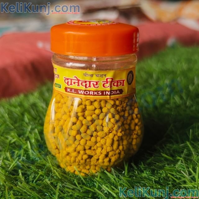 Yellow Danedar Chandan, Ashtagandha Tika, Danewala Chandan Tika