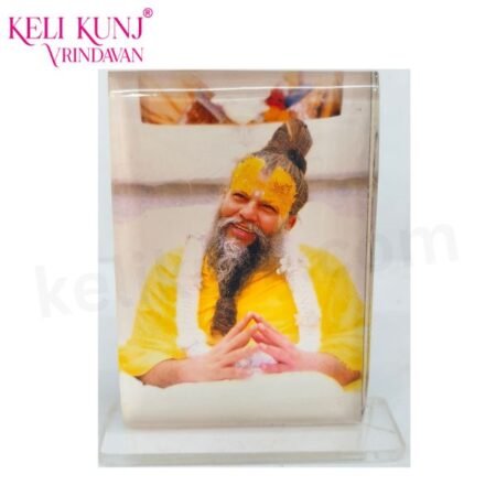 Premanand Ji Maharaj Car Dashboard Photo