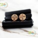 Radha Naam Tulsi Earring Handmade Tulsi Ear Tops