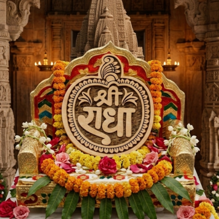 Shree Radhe Naam Seva Big Size At Kadam Wood
