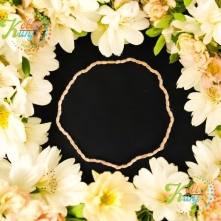 Tulsi Kanthi Mala Single Round 100% Orinigal And Natural Oval Shape Tulsi Mala