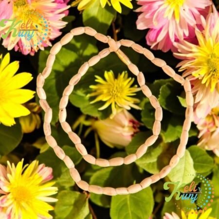 Tulsi Kanthi Mala Single Round 100% Orinigal And Natural Oval Shape Tulsi Mala