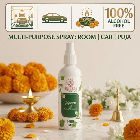 Keli Kunj Mogra Perfume – 100% Pure & Natural Alcohol-Free Fragrance