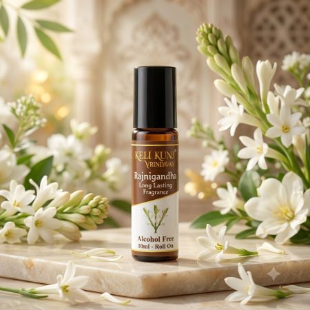 Keli Kunj Rajnigandha Attar 10ml 100% Alcohol-Free Floral Fragrance