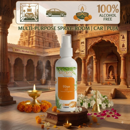Keli Kunj Khus Natural Fragrance Spray 100% Alcohol Free