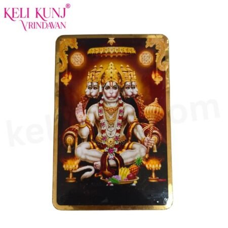Panchmukhi Hanuman ji Photo Fridge Magnet In 3D