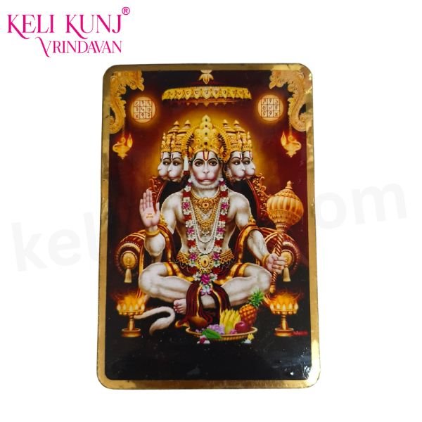 Panchmukhi Hanuman ji Photo Fridge Magnet In 3D