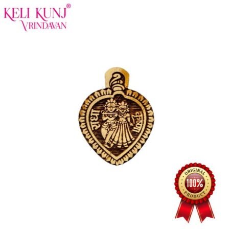 Radha Krishan Photo With Naam Tulsi Locket 100% Pure Tulsi By Keli Kunj Vrindavan
