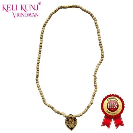 Radha Krishna Photo Naam Locket Tulsi Mala