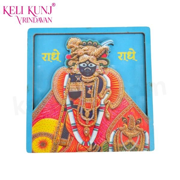 Shri Bankey Bihari Photo Fridge Magnet In 3D