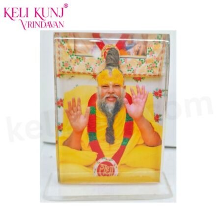 Shri Premanand Ji Maharaj Car Deshboard image In Acrylic