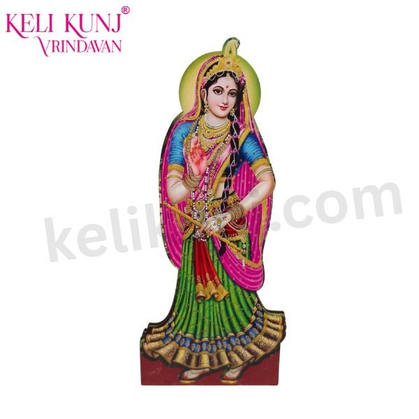 Shri Radha Rani Wooden Cutout Shri Radha Rani Wooden Cutout