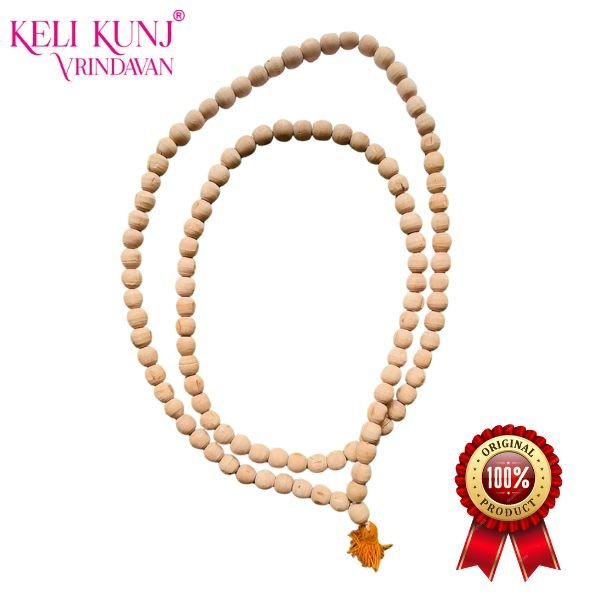 Tulsi Naam Jap Mala 18mm 100% Pure Tulsi By Keli Kunj Vrindavan