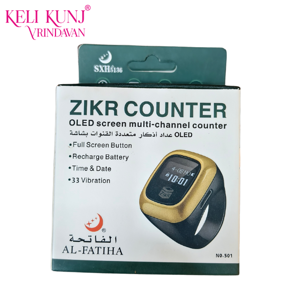 Rechargeable Digital Hand Tally with OLED Display - Zikr Counter Oled Screen Multi Channel Counter