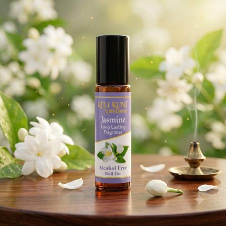 Keli Kunj Jasmine Attar 100% alcohol-free floral fragrance