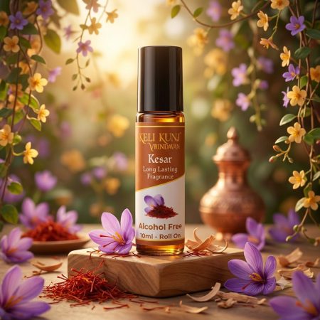 Keli Kunj Kesar Attar 100% alcohol-free long-lasting fragrance