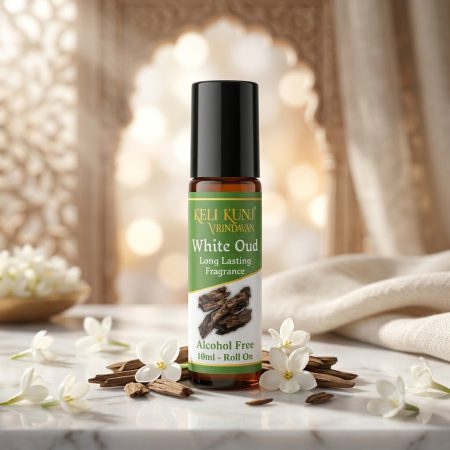 Keli Kunj White Oud Attar 10ml 100% Alcohol-Free Perfume Oil