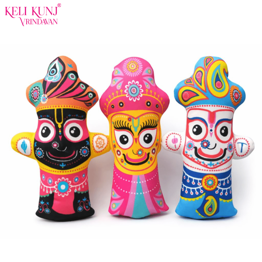Jagannath, Baldev & Subhadra Soft Toy Set Jagannath, Baldev & Subhadra Soft Toy Set