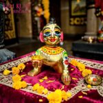 Laddu Gopal Idol (Size 3) in Brass