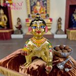 Laddu Gopal Idol Size 5 in Brass