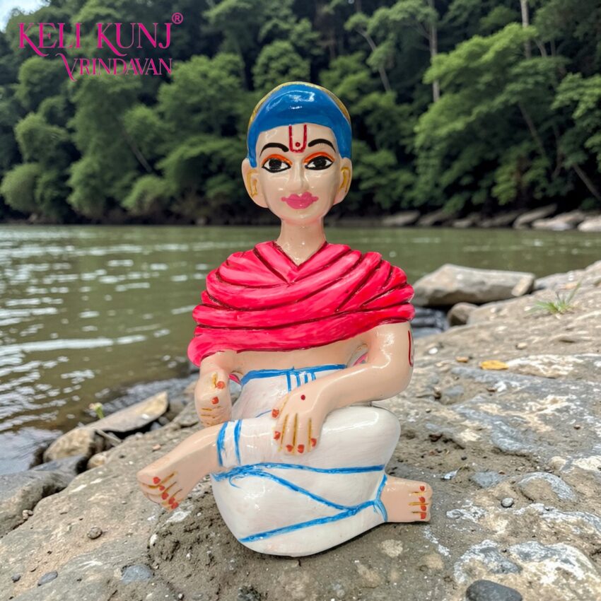 Shri Hit Harivansh Mahaprabhu Ji Dust Marble Murti Idol