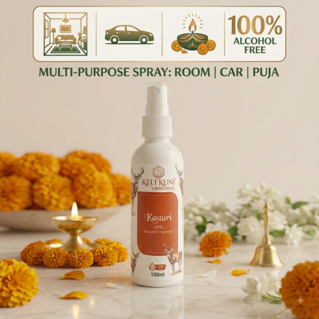 Keli Kunj Kasturi Perfume – 100% Pure & Natural Alcohol-Free Fragrance