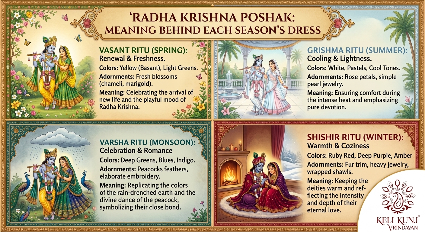Radha Krishna Poshak — Meaning Behind Each Season's Dress
