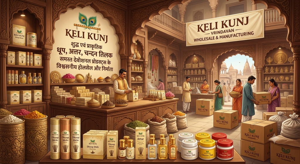 devotional products wholesale manufacturer Vrindavan