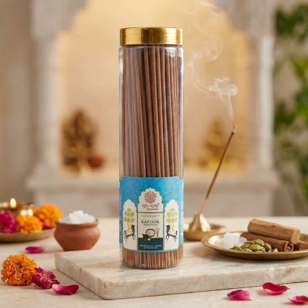Keli Kunj Kapoor Panchgavya Agarbatti 250 g cow dung camphor incense packaging