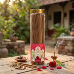 Keli Kunj Rose Agarbatti 250 g pack of natural Panchgavya cow dung incense
