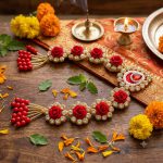 Keli Kunj red Shri Ji Chandrika for Radha Rani traditional Mastak Shringar
