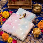Keli Kunj Laddu Gopal Woollen Rajai Set with Gadda Rajai and Takiya