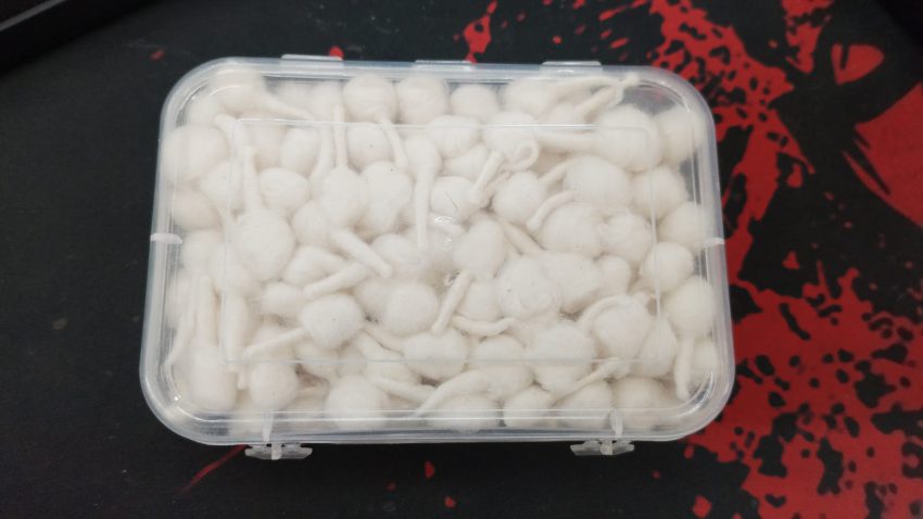 Round Phool Batti 221 Pieces – Keli Kunj Round Phool Batti for Puja 221 Pieces Cotton Rui Wicks by Keli Kunj