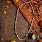 Single Round Chutiya Tulsi Mala made from 100% pure Tulsi by Keli Kunj Vrindavan